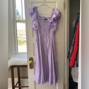 BR ruffled, smocked sundress